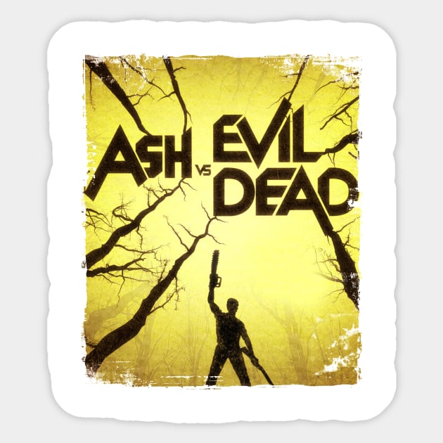 Ash vs Evil Dead Sticker by teeesome